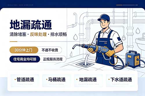 六安地漏疏通